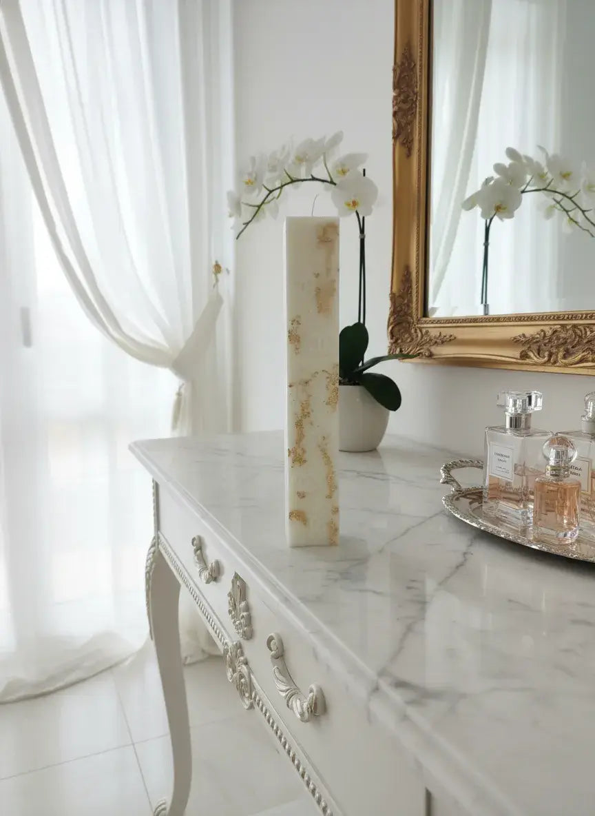 Λαμπάδα Αρωματική Minimal Luxury με Σχέδια Inspired by Fashion Brands