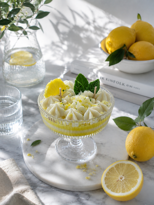 Lemon Candle – Fresh Citrus Cream 180gr