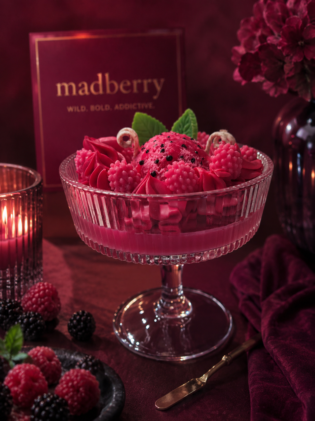 Madberry Candle Bowl 180gr
