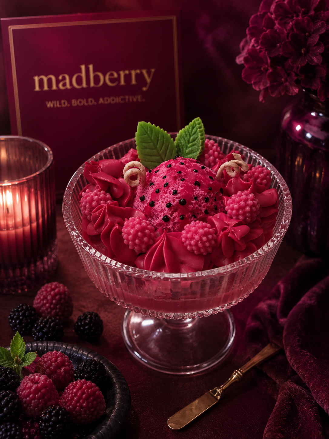 Madberry Candle Bowl 180gr