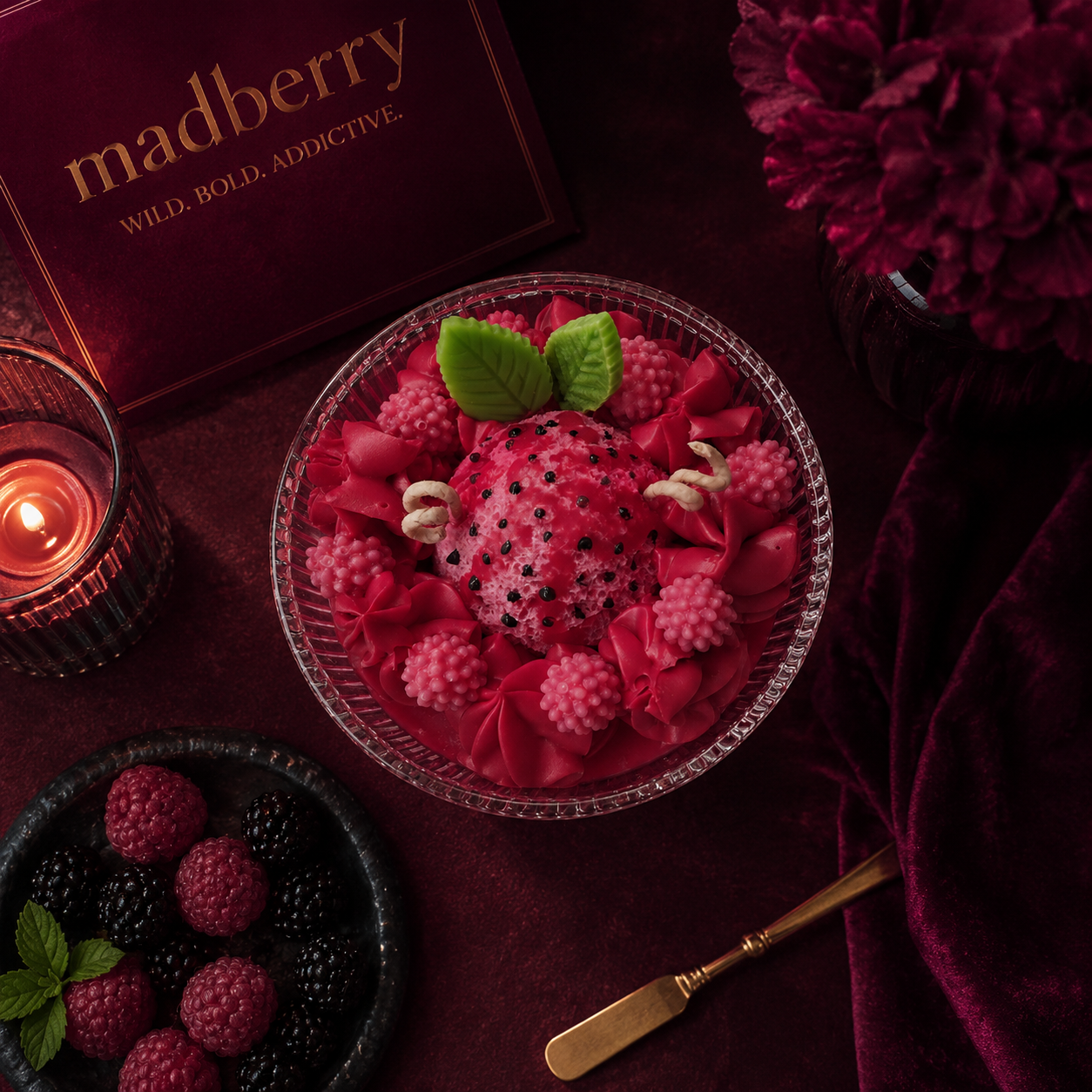 Madberry Candle Bowl 180gr