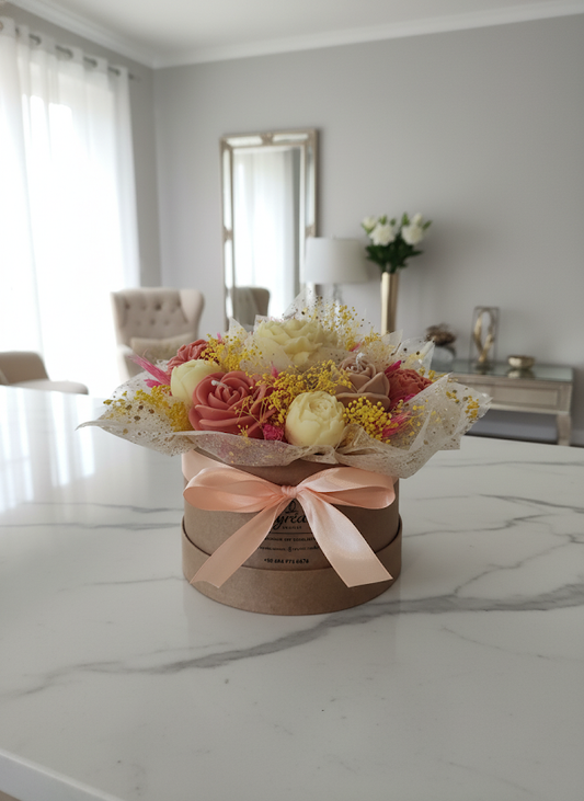 Ανθοδέσμη Κεριών “Golden Rose Dream”