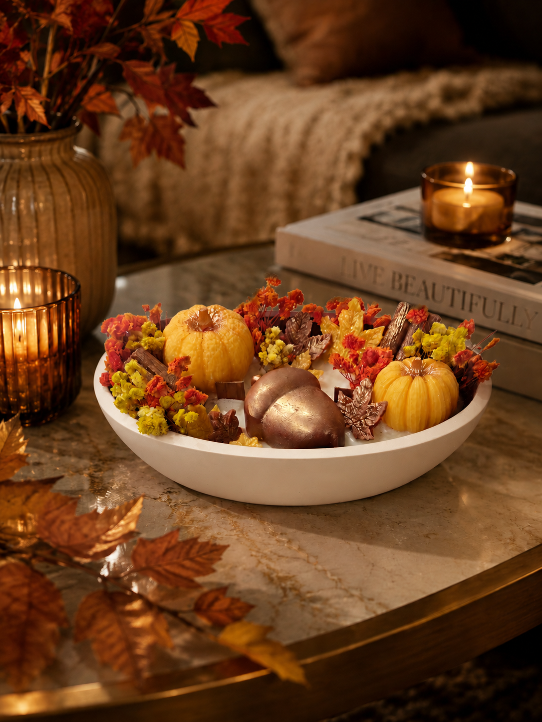 🍎 Apple Spice Candle Dish