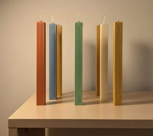 Χειροποίητες Κλασικές Αρωματικές Λαμπάδες – Διαθέσιμες σε Διάφορα Χρώματα & Αρώματα